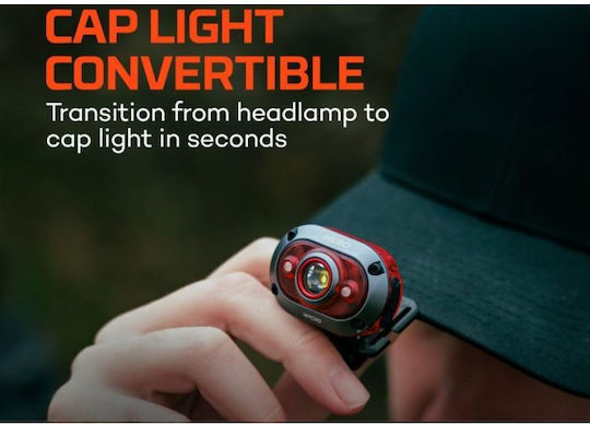 Nebo Rechargeable Headlamp LED with Maximum Brightness 450lm Mycro Gray
