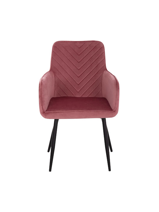 Latrell Dining Room Velvet Armchair Rotten Apple 54x57x84cm 2pcs