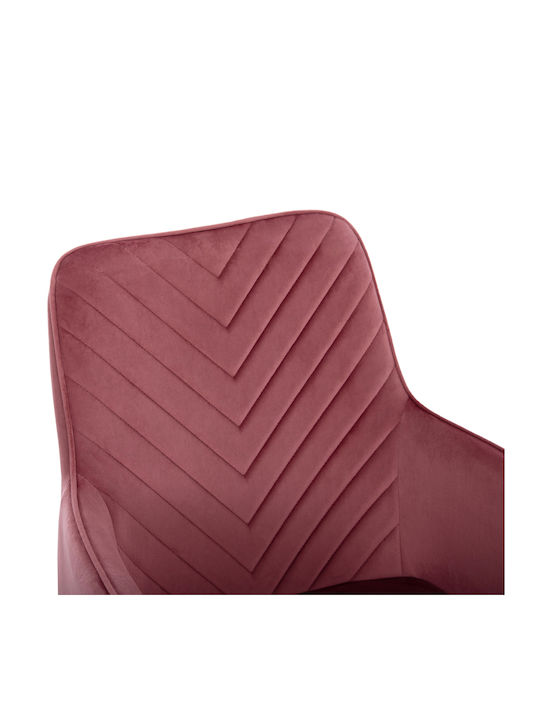 Latrell Dining Room Velvet Armchair Rotten Apple 54x57x84cm 2pcs