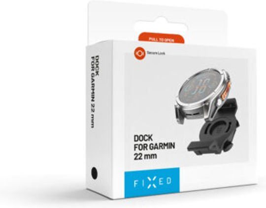 Fixed Bike Holder Dock Garmin 22mm Gramin Edge Computer Mounting Elastic Bands Black Fixdfg-22-bk