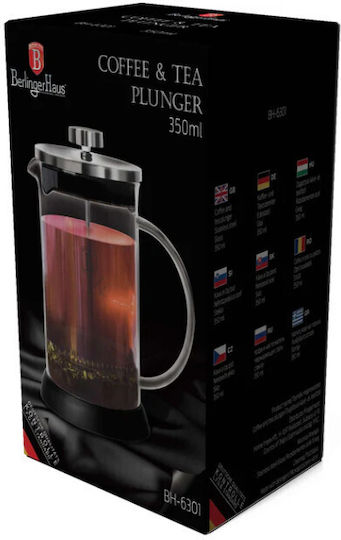 Berlinger Haus Inox French Press Coffee Maker Black 350ml