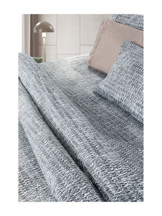 Guy Laroche Duvet Cover Set Cotton Queen with 2 Pillowcases 225x245 Beaver Titanium