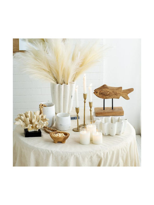 Artekko Decorative Vase White 22.5x18x30cm