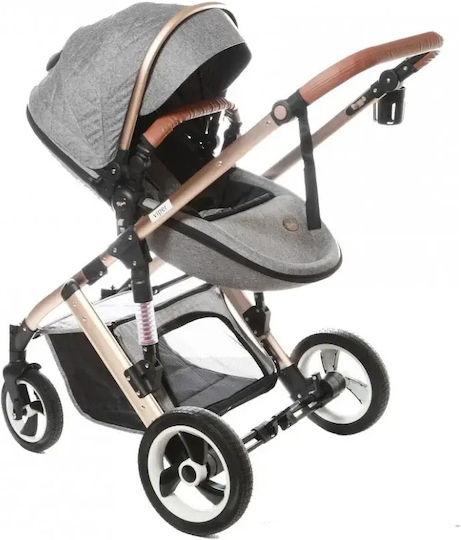 Fiko Viper Adjustable 2 in 1 Baby Stroller Suitable for Newborn Gray 12.5kg