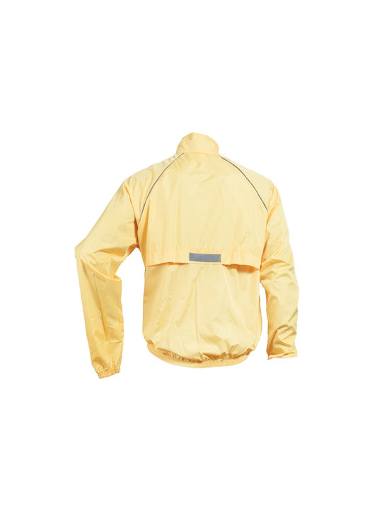 Waterproof Cycling Windbreaker Jacket Demaraz Yellow