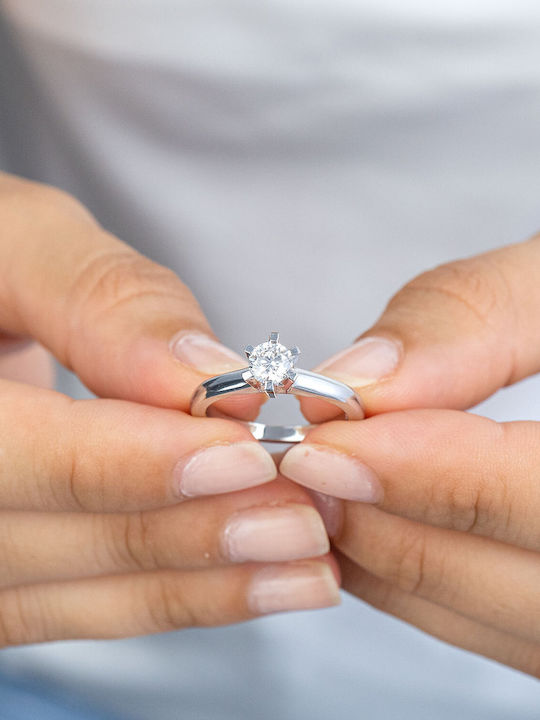 Kiriakos Gofas Single Stone with Diamond