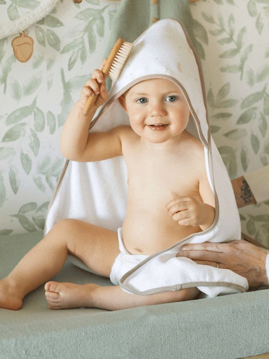 Trois Kilos Sept Changing Pad Cover made of Fabric Mint, Ecru 70x50cm
