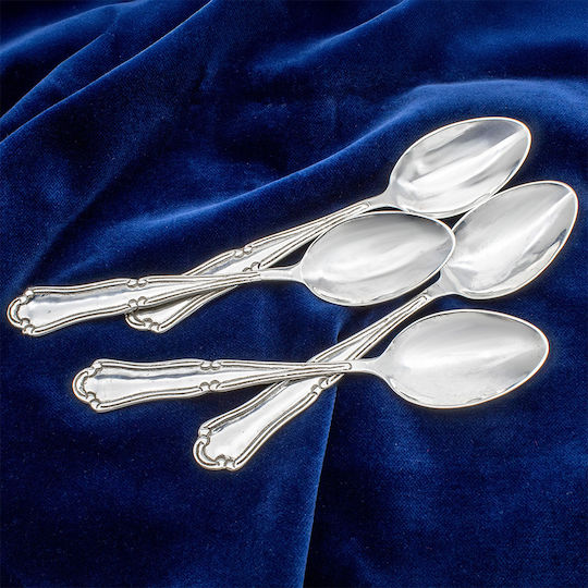 Savvas Design Μεταλλικά Ασημί 14.5cm ΚΟΥ00021 4τμχ