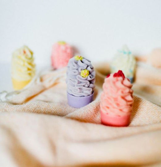 Isabelle Laurier Βόμβα Μπάνιου Creamy Cupcake Pink Cloud
