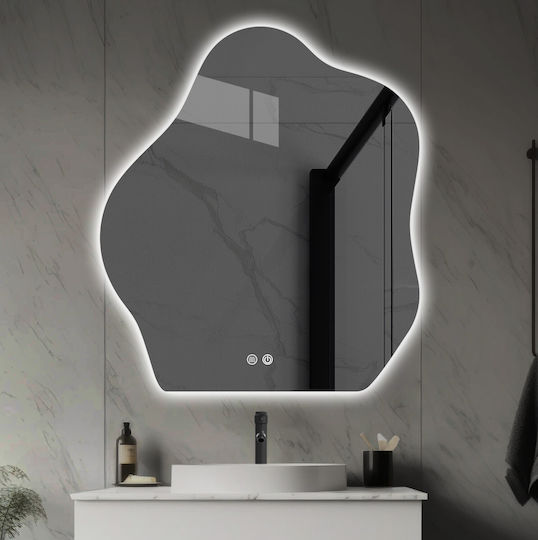 Futura Badezimmerspiegel LED Berührung 70x80cm Weiß