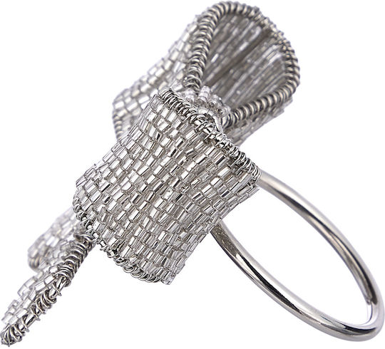 Butlers Napkin Ring Glass Silver