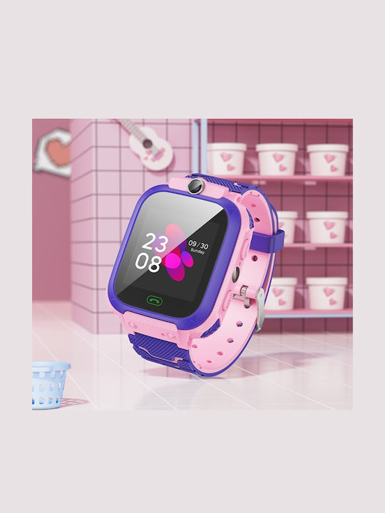 Hoco Smartwatch pentru copii 2G cu GPS și Cameră Roz