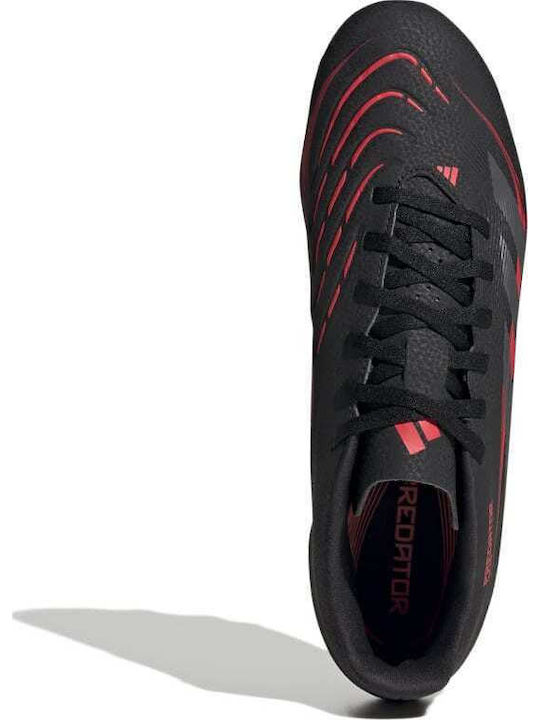 adidas Predator Club Pantofi de Fotbal cu crampoane Negre