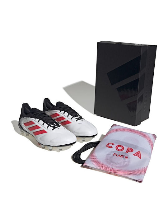 adidas Copa Pure.3 Elite Ποδοσφαιρικά Παπούτσια με Τάπες FG Μπεζ