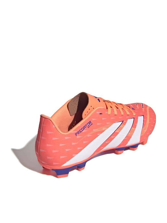 adidas Predator Club Football Shoes with Cleats Orange