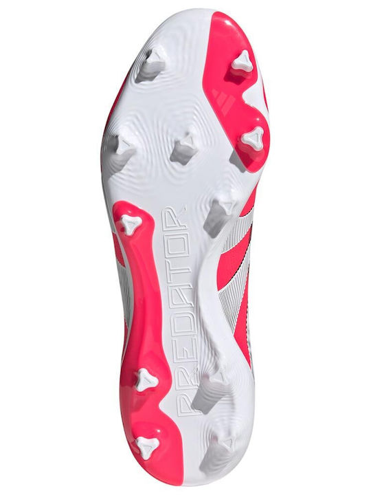 adidas Predator League Fußballschuhe mit Stollen Weiß