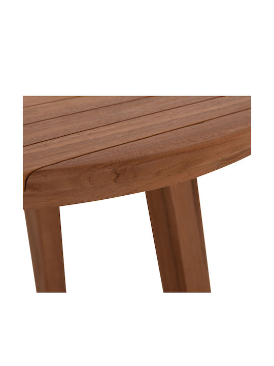 Dante Round Table Dining Room from Solid Wood Teak 46x46x75cm