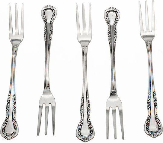 Savvas Design Set of Forks Table Silver 5pcs
