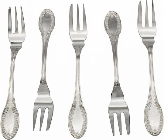 Savvas Design Set of Forks Table Silver 5pcs