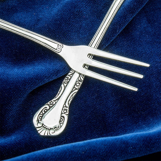 Savvas Design Set of Forks Table Silver 5pcs