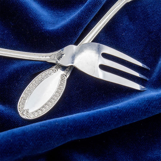 Savvas Design Set of Forks Table Silver 5pcs