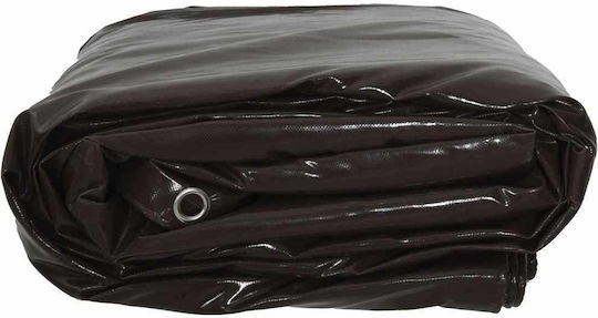 vidaXL Waterproof Tarpaulin 650gr/m² 7x4m. Heavy Duty Brown