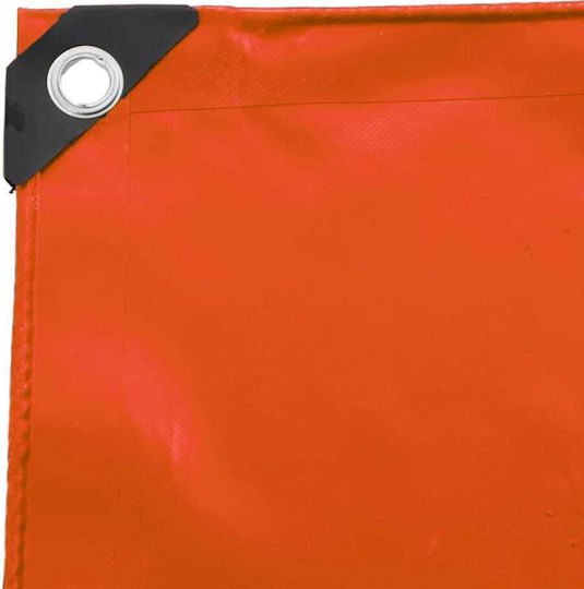 vidaXL Waterproof Tarpaulin 650gr/m² 3x2m. Heavy Duty Orange
