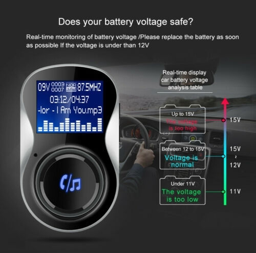Pyramid FM Transmitter Autovehicul cu Bluetooth / USB / MicroSD