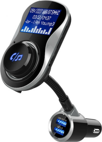 Pyramid FM Transmitter Autovehicul cu Bluetooth / USB / MicroSD