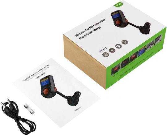 Pyramid FM Transmitter Αυτοκινήτου με Bluetooth / AUX / USB / MicroSD