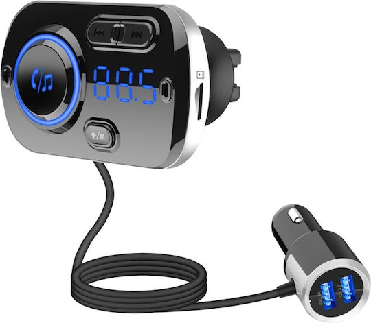 Pyramid FM Transmitter Αυτοκινήτου με Bluetooth / USB / MicroSD / AUX