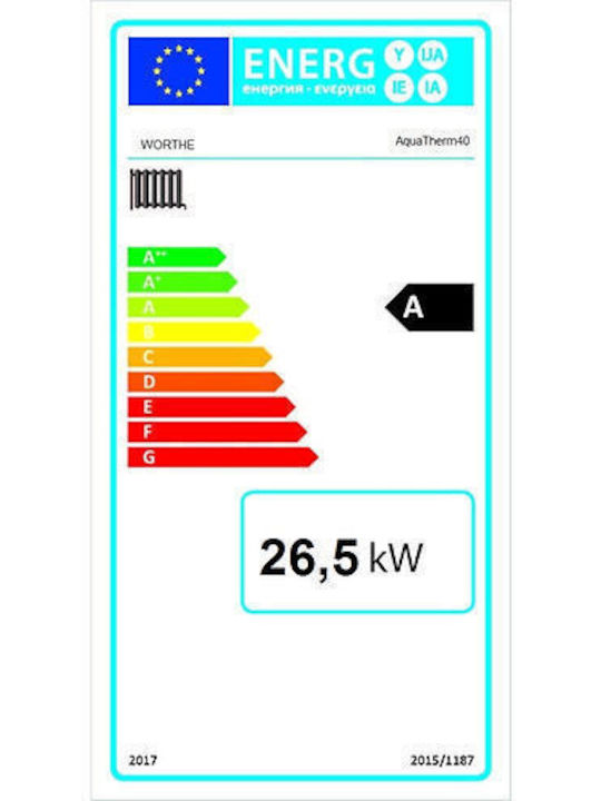 Worthe AquaTherm40 Ενεργειακό Τζάκι Ξύλου Καλοριφέρ 40kW Ίσιο με Συρόμενη Πόρτα Worthe AquaTherm40 Ενεργειακό Τζάκι Ξύλου Καλοριφέρ 40kW Ίσιο με Συρόμενη Πόρτα