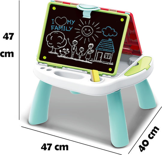 Bakaji Kids Magnetic Board / Markerboard 47x40x47cm