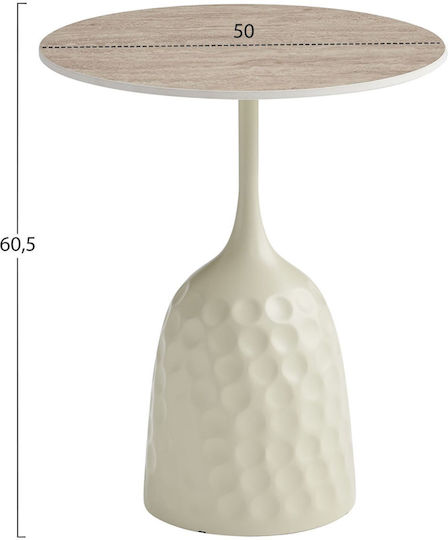Beistelltisch Longstem Sablonī--Keramik-Top Travertin Stein Beistelltisch Longstem Sablonī--Keramik-Top Travertin Stein