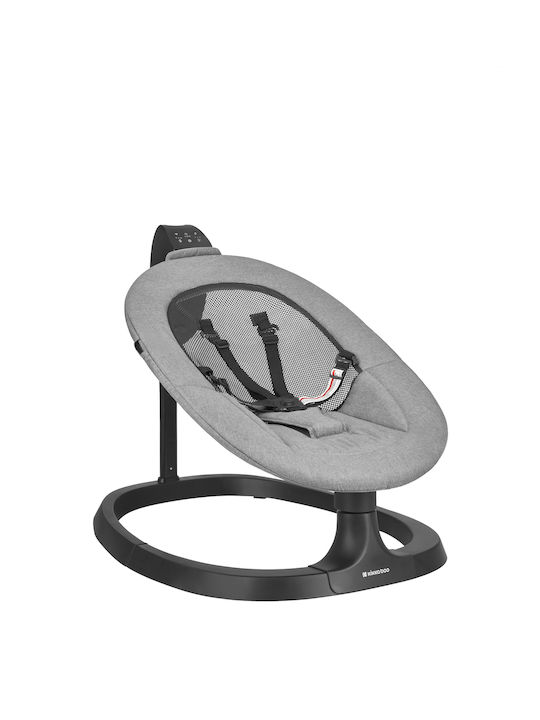 Kikka Boo Electric Baby Relax Swing Zazu with Music and Vibration Grey for Child up to 9kg