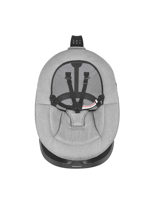 Kikka Boo Electric Baby Relax Swing Zazu with Music and Vibration Grey for Child up to 9kg