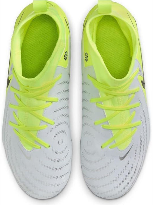 Phantom FG FJ2603 003 Kids Soccer Cleats Molded Silver
