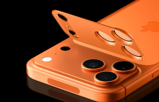 Spigen Glas.tr Optik Pro Camera Protection Membrane Orange for the Apple iPhone 17 Pro Max