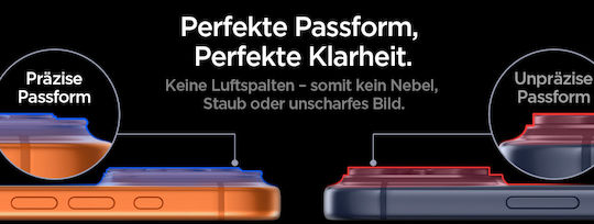 Spigen Glas.tr Optik Pro Camera Protection Membrane Orange for the Apple iPhone 17 Pro Max