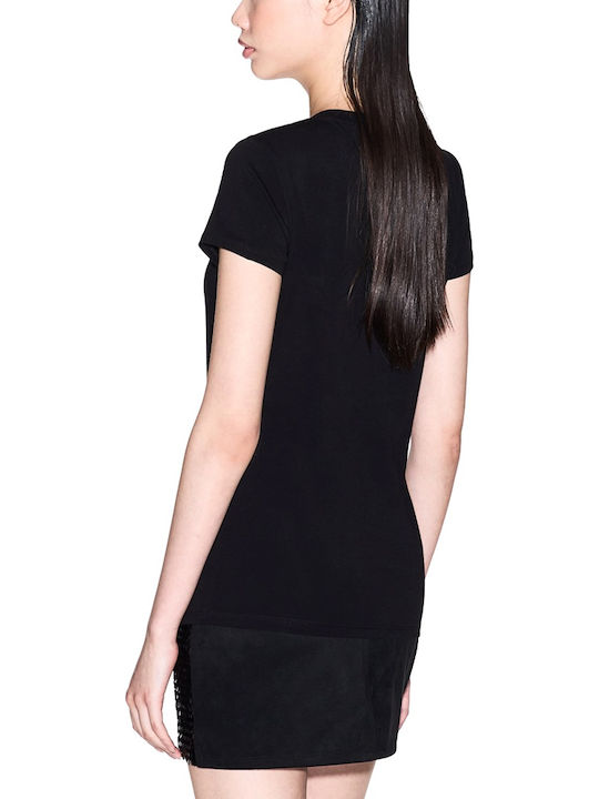 Armani Exchange T-Shirt Μαύρο