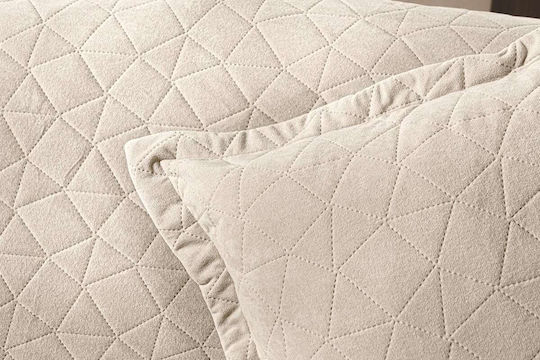 Фотьойл Throw 150x170 + Декоративна Калъфка 42x42+3 Guy Laroche Avalon Крем 150x170