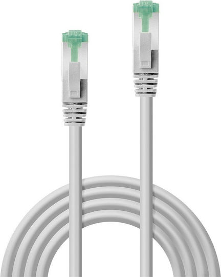 Lindy S/FTP Cat.6a (Gigabit) Καλώδιο Δικτύου Ethernet 5m Γκρι