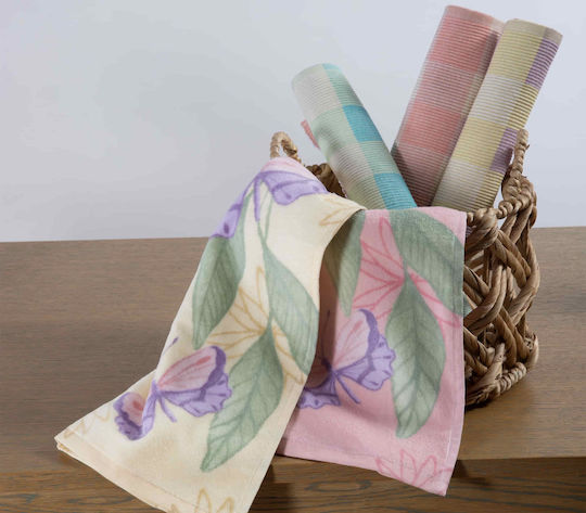Nef-Nef Homeware Tea Towel from 100% Cotton in Orange Color 40x60cm