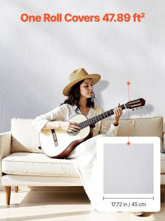 Self-adhesive Wall Wallpaper Paper White