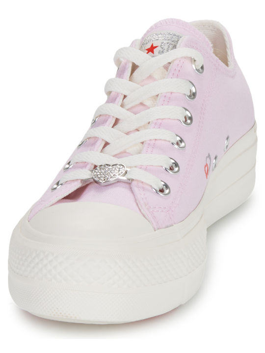 Chuck Taylor All Star Lift Дамски Флатформи Маратонки Lilac Daze / Egret / Fever Dream