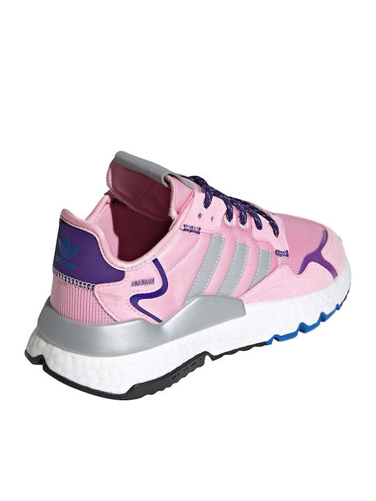 Nite Jogger Damen Sneakers True Pink / Silver Metallic / Collegiate Purple