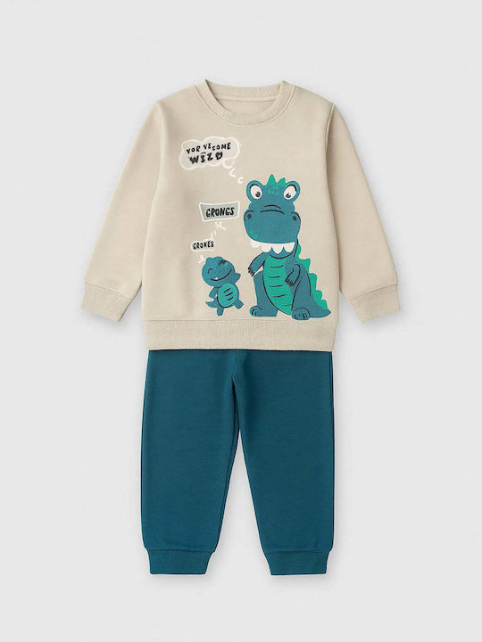 Kinder Sweatpants Set - Jogginganzug Ecru - Raf 2Stück