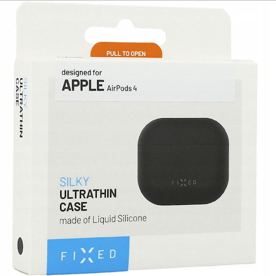 Fixed Калъф в Черен цвят за Apple AirPods 4