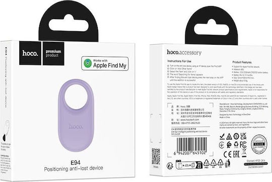 Hoco E94 Apple Find My Tracker Taro Purple