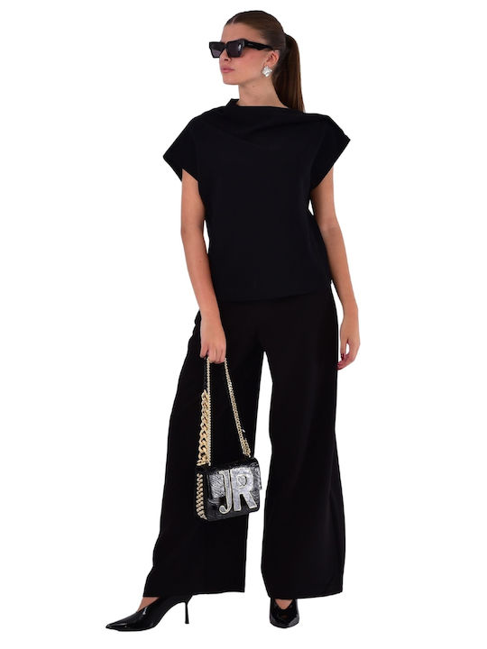 Femei Din material textil Pantaloni Black